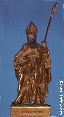 statue, église Saint-Ennemond à Saint-Etienne