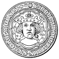 sceau de Stockholm, avec le portrait d'Éric IX