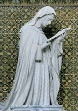 statue de sainte Jeanne-Marie de Maillé, paroisse Saint-Laud, Angers