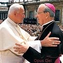 Jean Paul II et Mgr del Portillo