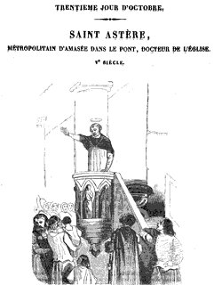 Saint Astère métropolitain d'Amasée dans le Pont