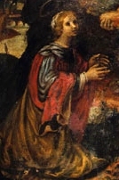 image d après une peinture murale dans la collegiale Saint Salvy d Albi