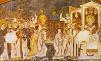 Saints Cyrille et Méthode amenant les restes de Saint Clément à Rome