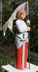 Jeanne d'Arc, sculpture Martin Damay