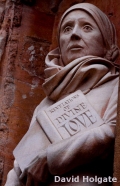 Statue de Julienne, Cathédrale de Norwich, David Holgate FSDC