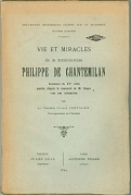 Couverture du livre 'Vie et miracles de la bienheureuse Philippe de Cantemilan'