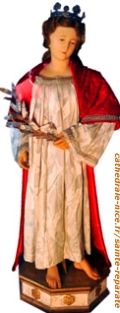 Sainte Réparate, patronne de la basilique-cathédrale de Nice