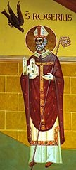 Saint Roger, fresque dans l'église de Barletta