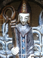 Saint Malo, statuette en grès émaillé, CR