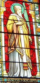 Saint Polycarpe, vitrail de l'église Saint Irénée, Lyon