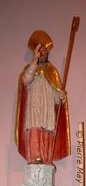 statue de Saint Stapin, église de Ventenac