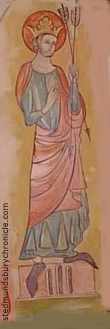 St Edmund, roi et martyr
