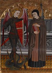 Saint Michel et saint Amadour - Pere Vall - musée d'Indianapolis