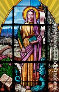 Sainte Theudosie, vitrail