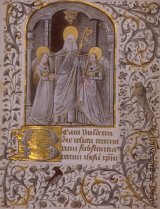 Sainte Waudru et ses deux filles Aldetrude et Madelberte
